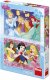 DINO Puzzle 2x77 dlk Disney Princezny skldaka 26x18cm