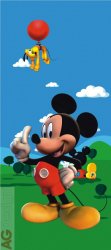 Fototapeta 1-dln Disney Mickey Mouse 90x202 cm