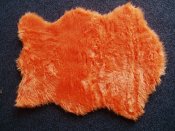 Imitace koeiny koberec Flocati - oranov 70x100 cm