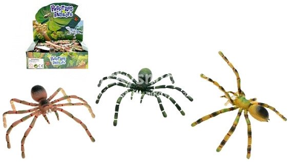 Pavouk pohybliv nohy 7x16cm 4 barvy PLAST - Kliknutm na obrzek zavete