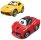 BBURAGO Auto Ferrari baby autíčko veselé s očima 2 druhy plast