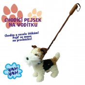 PLY Pes foxterier s voditkem chodc pejsek *PLYOV HRAKY*