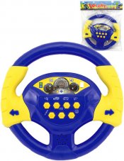 Baby volant žluto-modrý 20cm na baterie Světlo Zvuk CZ v sáčku [59102]