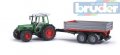 BRUDER 02104 (2104) Traktor FENDT Farmer + sklapc vz