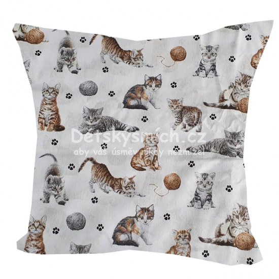 Dtsk poltek Kotka na bl 25x25cm - Kliknutm na obrzek zavete