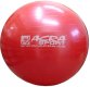 ACRA Míč gymnastický červený 75cm fitness balon rehabilitační do