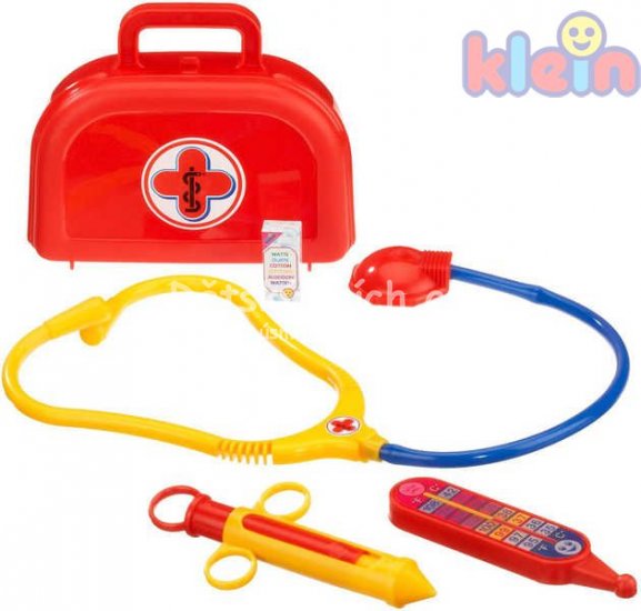 KLEIN Plastov doktorsk kufk pro dti mal set s doplky - Kliknutm na obrzek zavete
