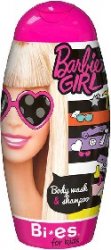 BI-ES Sprchový gel šampon 250ml Barbie Girl 2v1 DĚTSKÁ KOSMETIKA