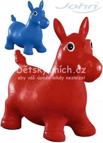JOHN Hopsadlo nafukovac skkac zvtko 55x50x25cm 2 barvy kon - Kliknutm na obrzek zavete