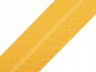 Šikmý proužek bavlněný 30mm - žlutooranžová