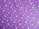Bavlněná látka metráž šíře 240 cm - Hvězdičky na fialové