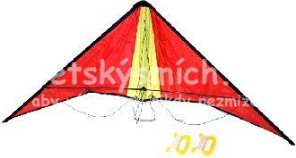 Drak rogalo nylon ltajc 127 x 38 cm - Kliknutm na obrzek zavete