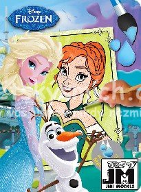 JIRI MODELS Omalovnky maluj vodou A4 Frozen (Ledov Krlovstv) - Kliknutm na obrzek zavete