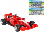 Auto závodní Formule 13cm kovová volný chod 3 druhy v krabici