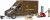 BRUDER 02678 Auto Mercedes Benz Sprinter logistick set s figurk