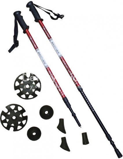 BROTHER Trekingov hole set 1 pr s psluenstvm erven LTH13 - Kliknutm na obrzek zavete