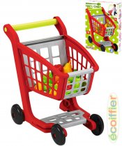 ECOIFFIER Set vozík nákupní + ovoce a zelenina makety potravin p [94602]