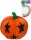 Lampion oranov dn 36cm kulat Halloween na svku / rovku