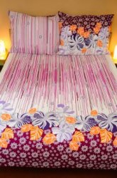 Bavlnn povleen Berenika fialov 220x240, 2x70x90