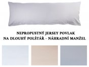 Nepropustn jersey povlak na dlouh polt 50x150cm