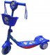ACRA CSK 5 Koloběžka dětská 3 kola modrá 54x21x58cm s košíkem