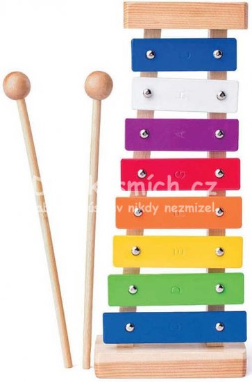 WOODY DEVO Xylofon dtsk kovov *HUDEBN NSTROJE* - Kliknutm na obrzek zavete