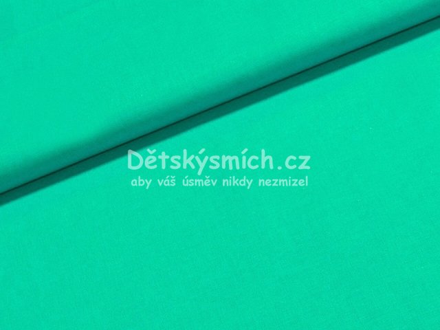 Metr bavlna e 240 cm - mentolov/ mtov zelen - Kliknutm na obrzek zavete