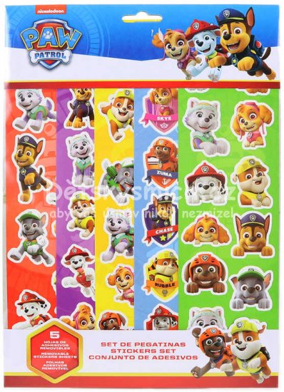 Samolepky Tlapkov Patrola (Paw Patrol) set 5 arch - Kliknutm na obrzek zavete