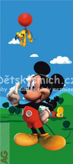 Fototapeta 1-dln Disney Mickey Mouse 90x202 cm - Kliknutm na obrzek zavete