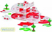 WADER Kid cars 3D Nemocnice hern set drha 4,8m se sanitkou a v