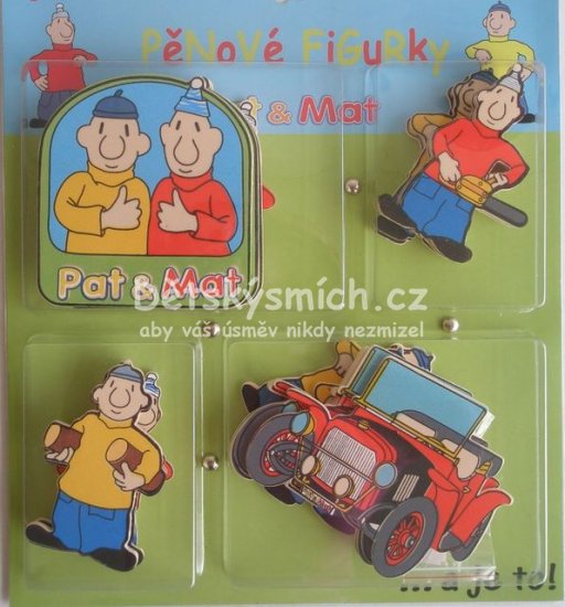 Set MINI pnovch figurek PAT A MAT 24 ks - Kliknutm na obrzek zavete