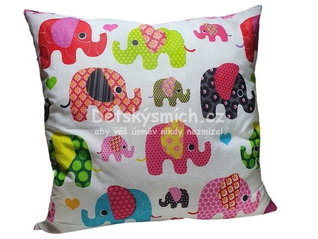 Dtsk poltek Barevn sloni 25x25cm - Kliknutm na obrzek zavete