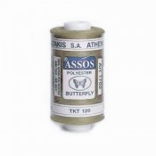 Polyesterov nit Assos 1000m - khaki tmav zelen