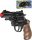 Dtsk policejn kapslovka revolver Gold collection ern kovov