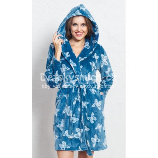 Dmsk krtk upan Motli s kapuc vel. L - Kliknutm na obrzek zavete