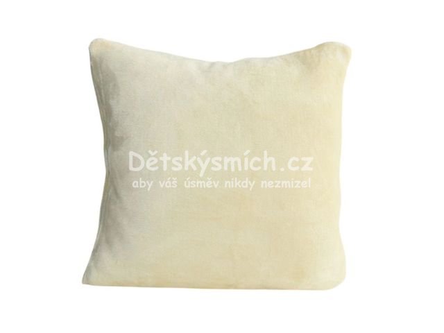 Povlak mikroflanel - smetanov - Kliknutm na obrzek zavete