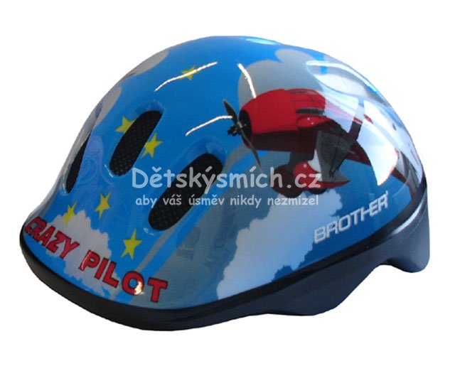 ACRA CSH062-S modr cyklistick dtsk helma velikost S(48-52 cm - Kliknutm na obrzek zavete