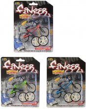 Fingerbike BMX kolo prstové + náhradní kola s doplňky různé barv