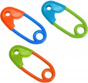 Chrasttko barevn pendlk 12cm pro miminko 1ks v sku 3 barvy