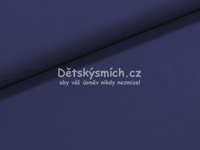 Metr bavlna e 240 cm - modr (indigo) - Kliknutm na obrzek zavete