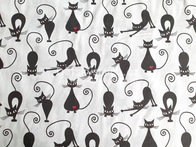 Ltkov ubrousek pod svainu ern koky na bl - Kliknutm na obrzek zavete