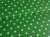 Bavlněná látka metráž - Trávově zelená bílý puntík 7mm