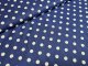 Bavlnn ltka metr - Royal modr bl puntk 11mm