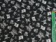 Trojcípý bavlněný šátek - Pirátské lebky na černé
