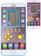 Hra digitální tetris Brick Game elektronická smartphone na bater