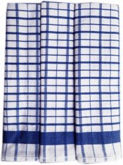 Utrky z egyptsk bavlny 3ks .43 - modr