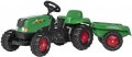 ROLLY TOYS Traktor dtsk lapac Rolly Kids zelen set s vleko