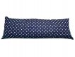 Povlak na dlouh polt 55x180cm - Tmav modr bl puntk 17mm