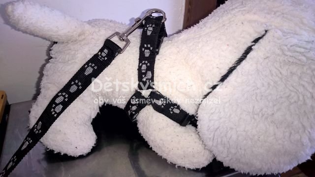 Postroj (k��ry)+ vod�tko nylon pro men�� psy - Kliknut�m na obr�zek zav�ete