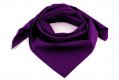 Bavlněný šátek - barva tmavě fialová